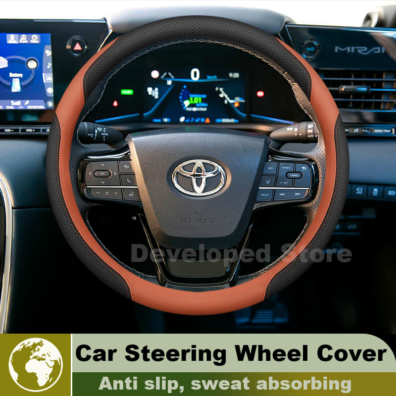 Car Steering Wheel Cover For T - Car Steering Wheel Cover Anti Slip Breathable 评论和价格