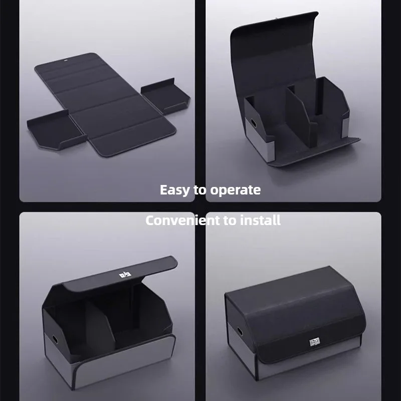 Light Luxury Suede Car Trunk S - Car Trunk Organizer Foldable Storage Box 评论和价格
