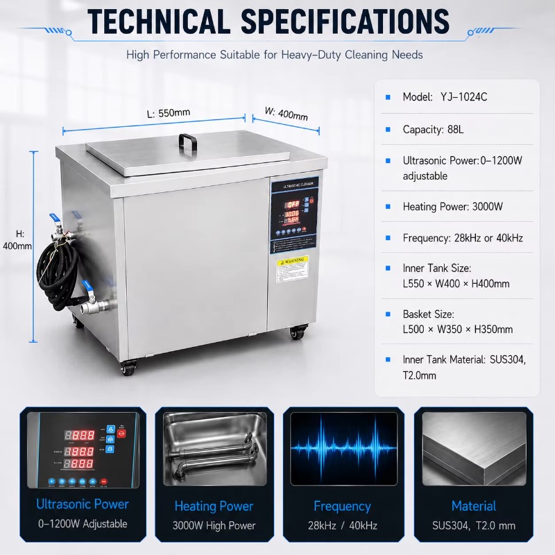 88L Ultrasonic Cleaner Machine - Motorcycle Parts 评论和价格