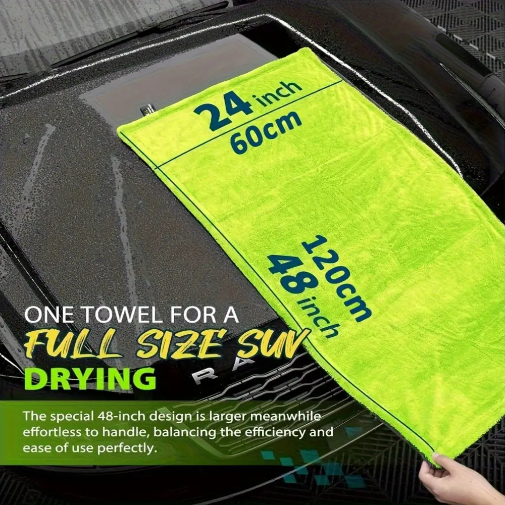 1400GSM Heavy Duty SUV Truck D - Microfiber Car Drying Towel Super Absorbent 评论和价格
