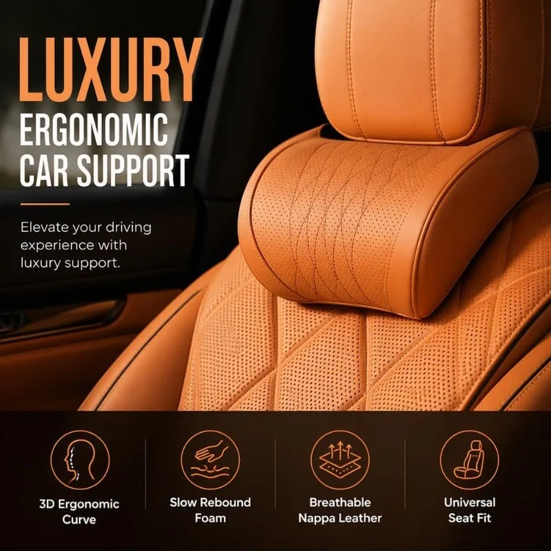 Universal Car Headrest Lumbar  - Memory Foam Car Neck Pillow Lumbar Support 评论和价格