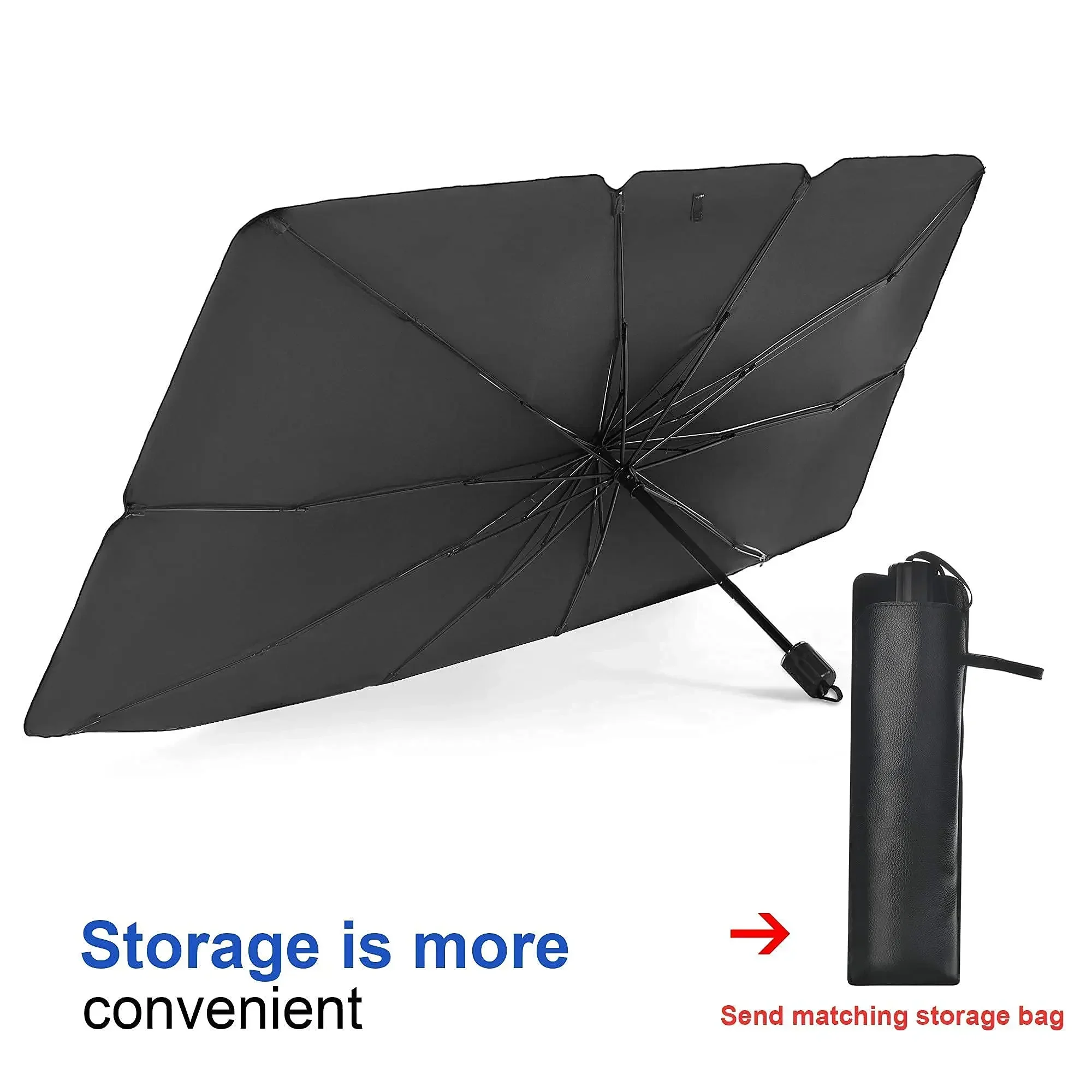 1PC Foldable Car Windshield Su - Car Sunshade Windshield Umbrella Foldable 评论和价格